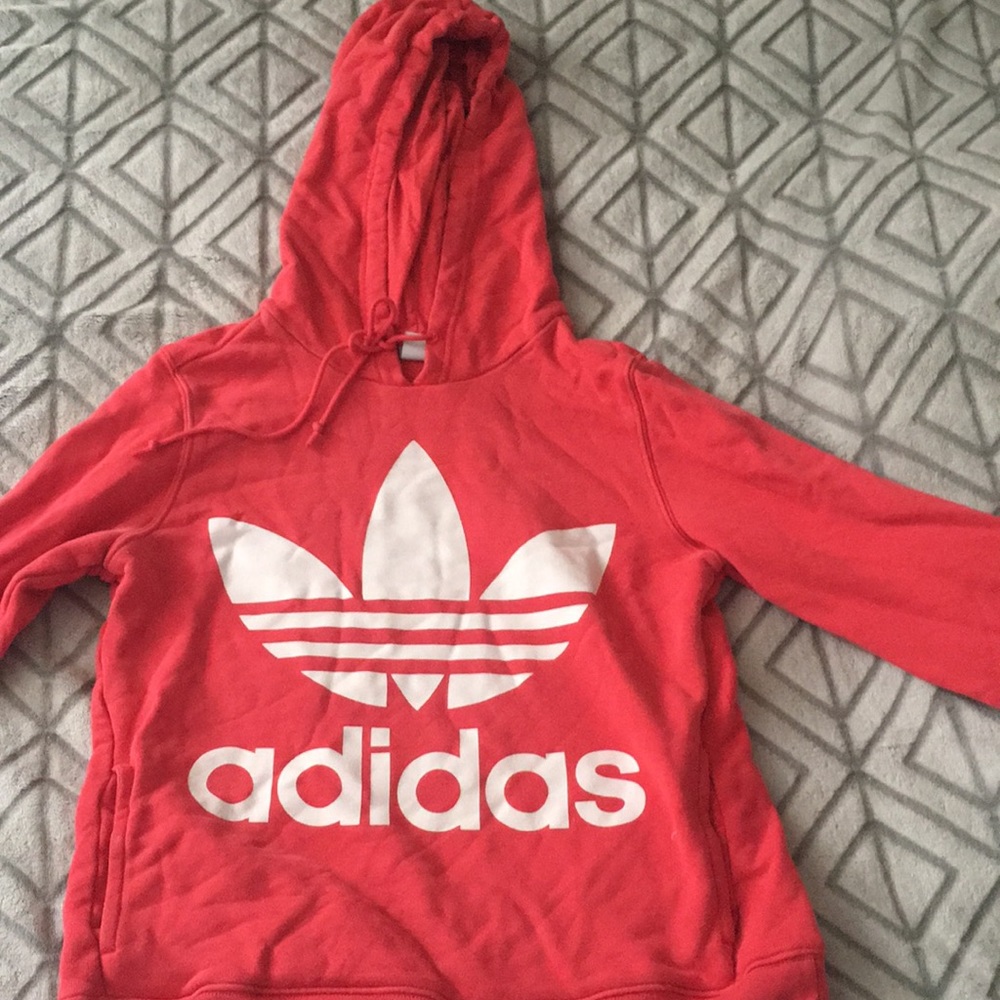 Pink adidas hoddie